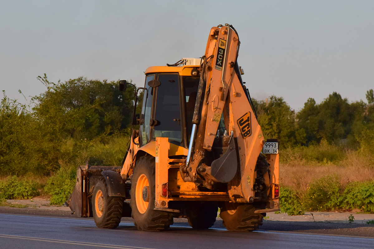 Волгоградская область, № 9993 ВК 34 — JCB 3CX