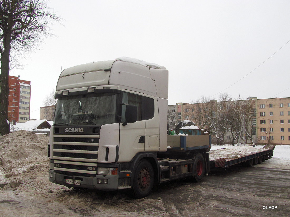 Могилёвская область, № АЕ 4876-6 — Scania ('1996) R124L