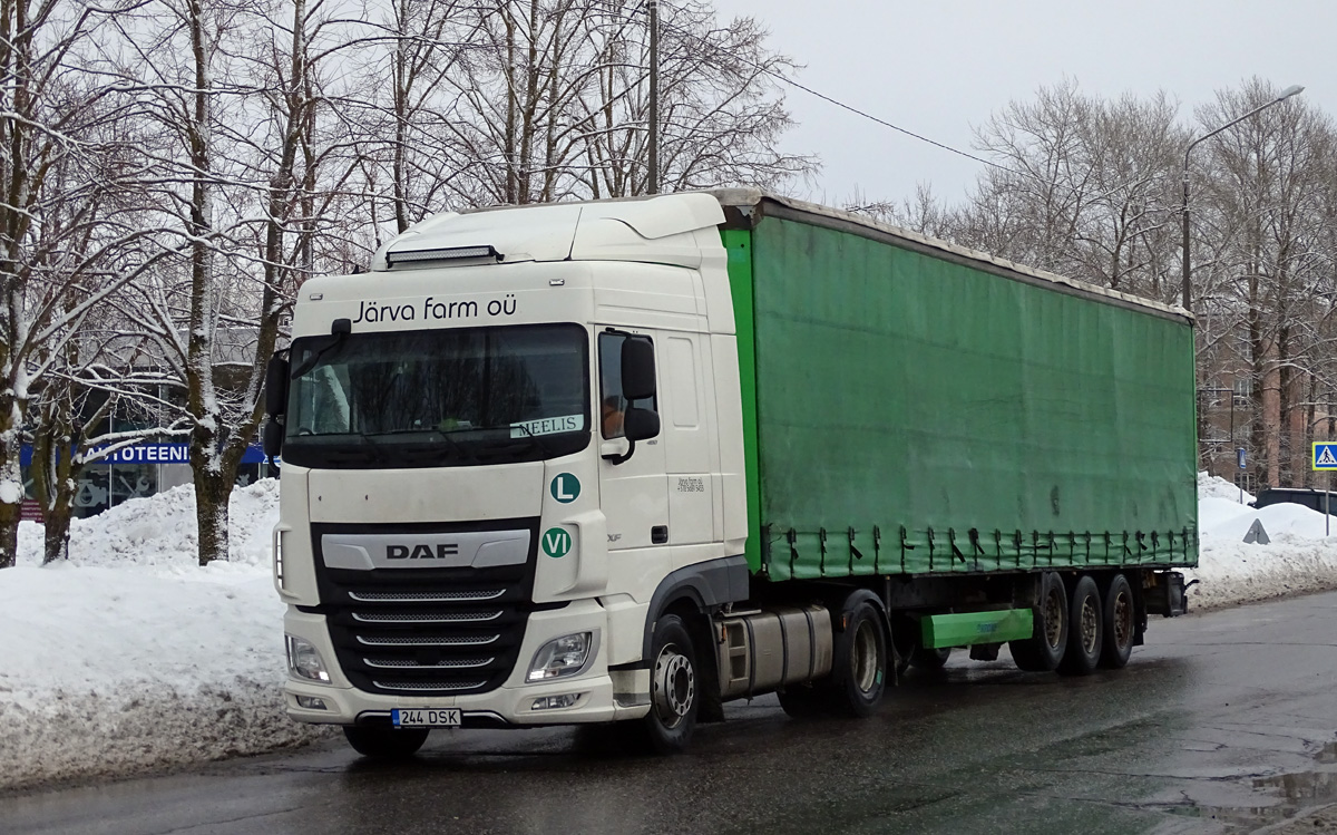 Эстония, № 244 DSK — DAF XF Euro6 FT