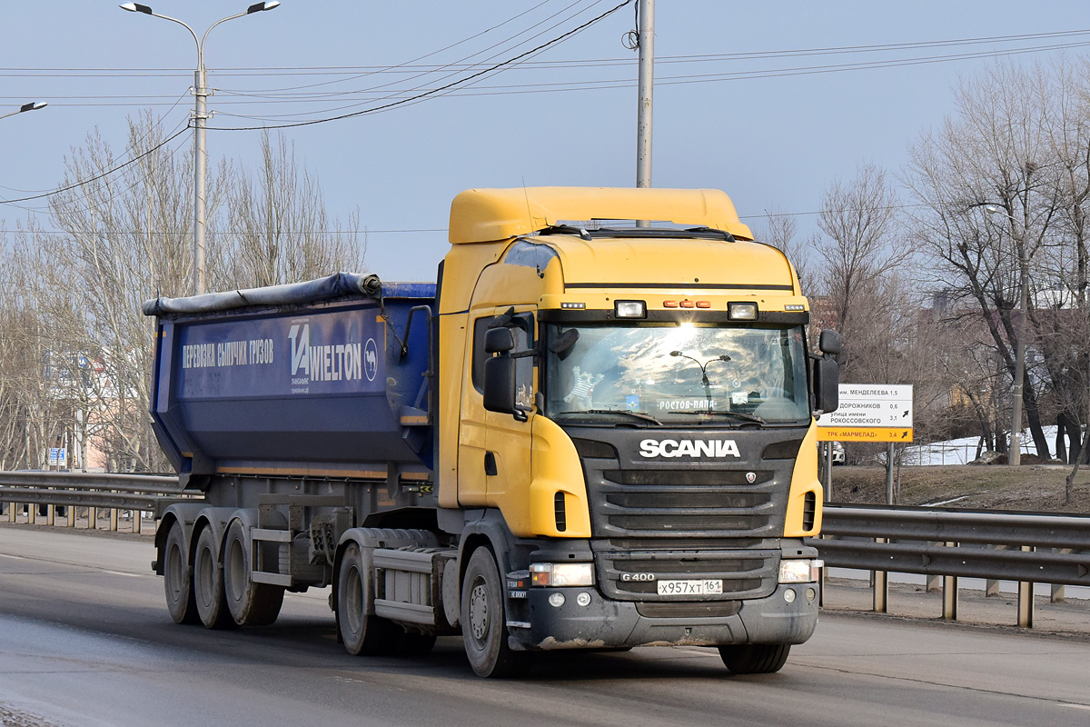 Ростовская область, № Х 957 ХТ 161 — Scania ('2009) G400