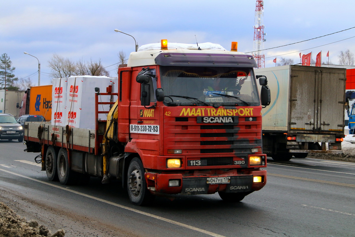 Санкт-Петербург, № Н 047 УЕ 178 — Scania (III) R113M