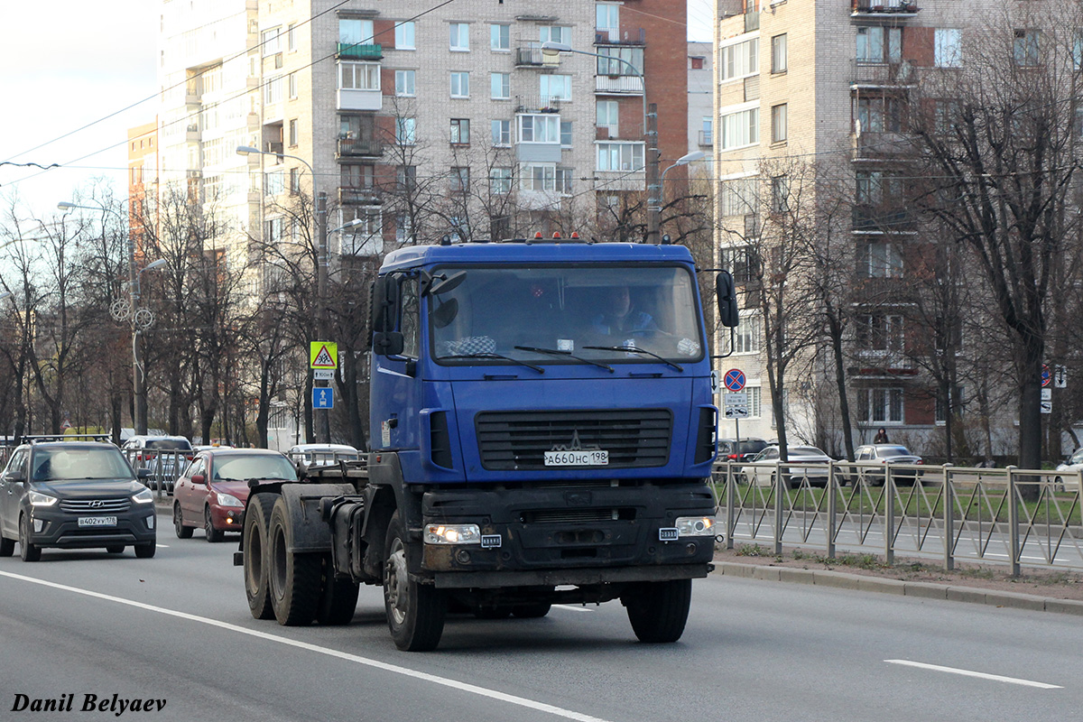 Санкт-Петербург, № А 660 НС 198 — МАЗ-6312C9