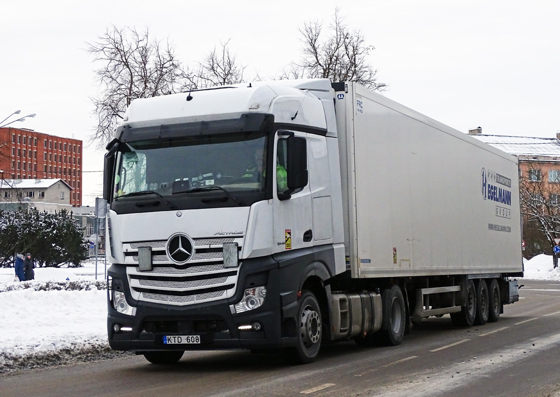 Литва, № KTD 608 — Mercedes-Benz Actros ('2011) 1846