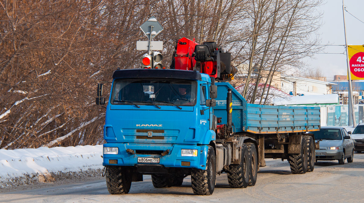 Башкортостан, № А 806 МЕ 702 — КамАЗ-43118-50