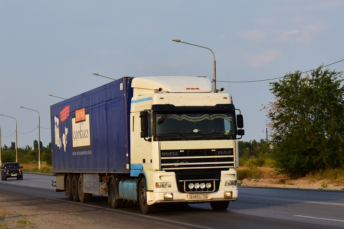 Ставропольский край, № В 480 ХС 126 — DAF 95XF FT