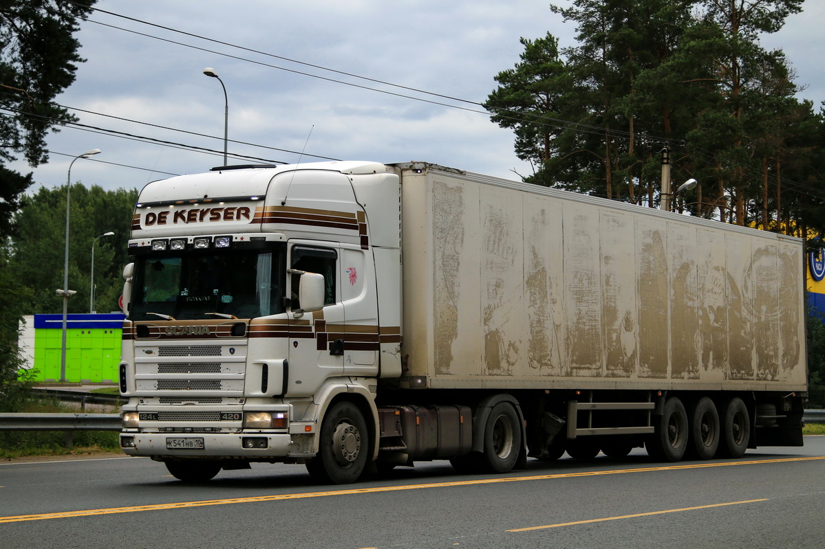 Карелия, № К 541 НВ 10 — Scania ('1996) R124L