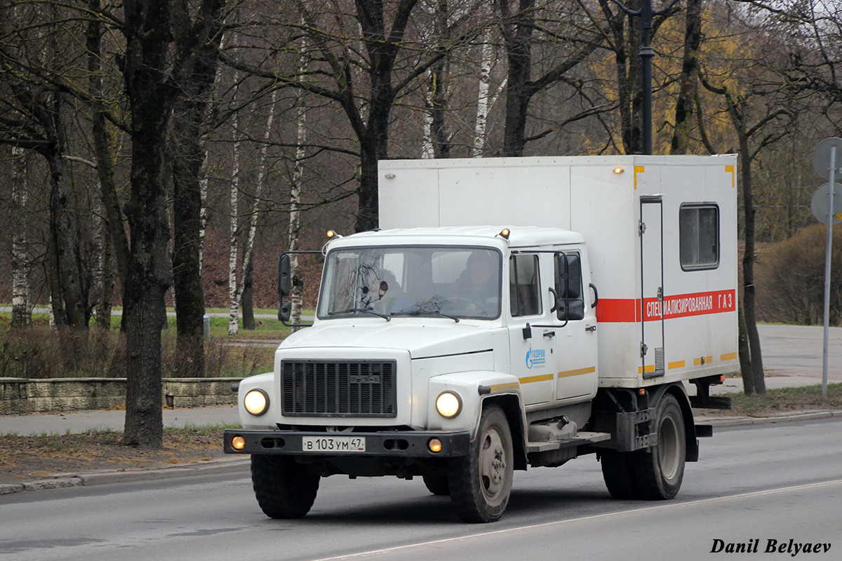 Ленинградская область, № В 103 УМ 47 — ГАЗ-3309