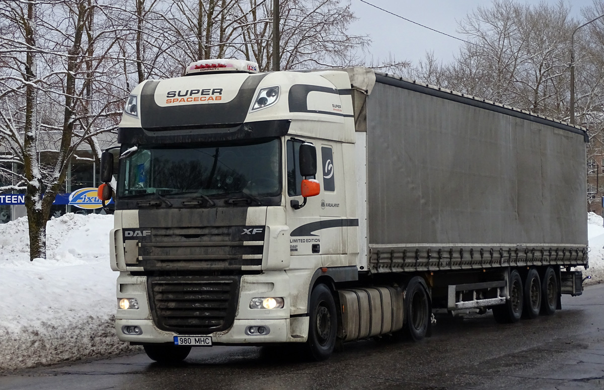 Эстония, № 980 MHC — DAF XF105 FT