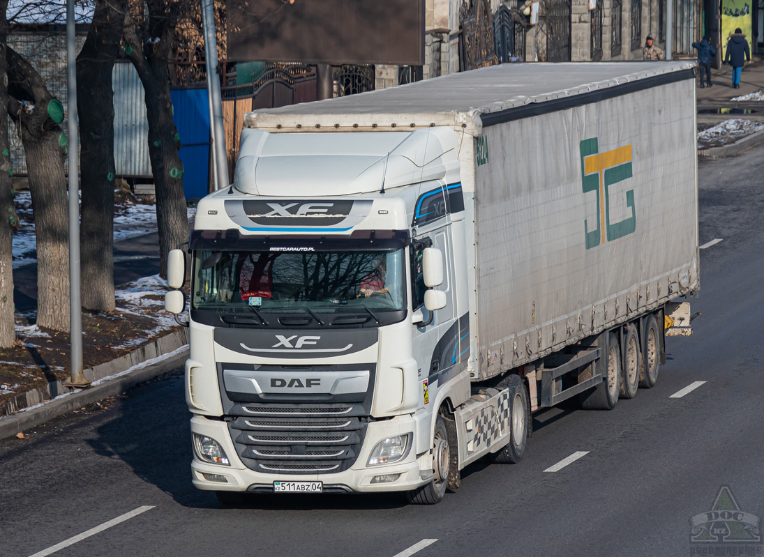 Актюбинская область, № 511 ABZ 04 — DAF XF Euro6 FT