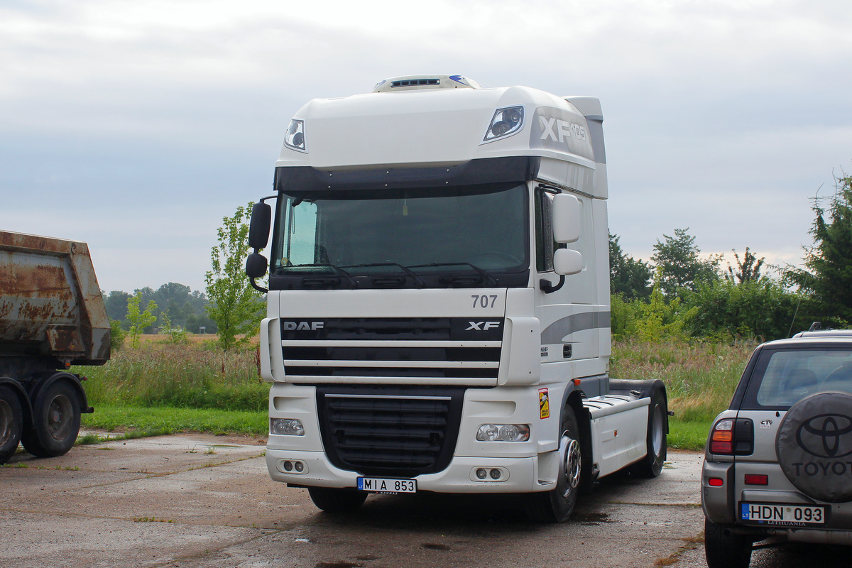 Литва, № MIA 853 — DAF XF105 FT