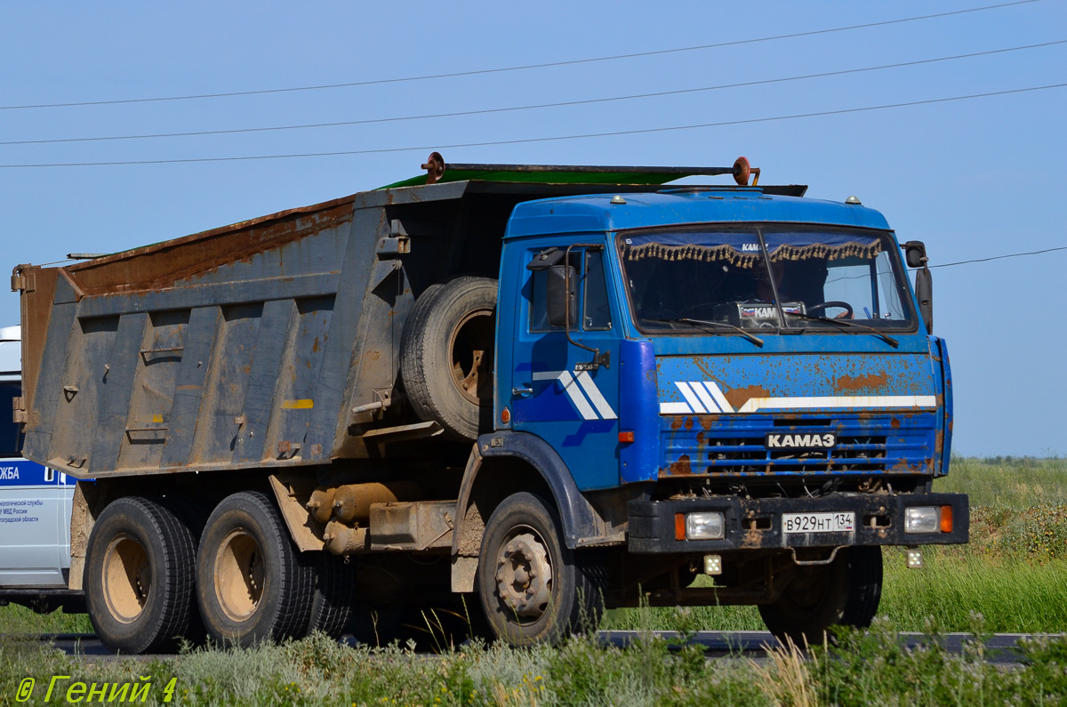 Волгоградская область, № В 929 НТ 134 — КамАЗ-65115-02 [65115C]