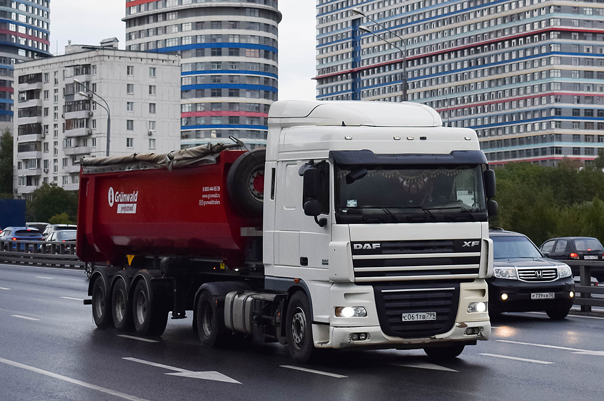 Москва, № С 061 ТВ 799 — DAF XF105 FT