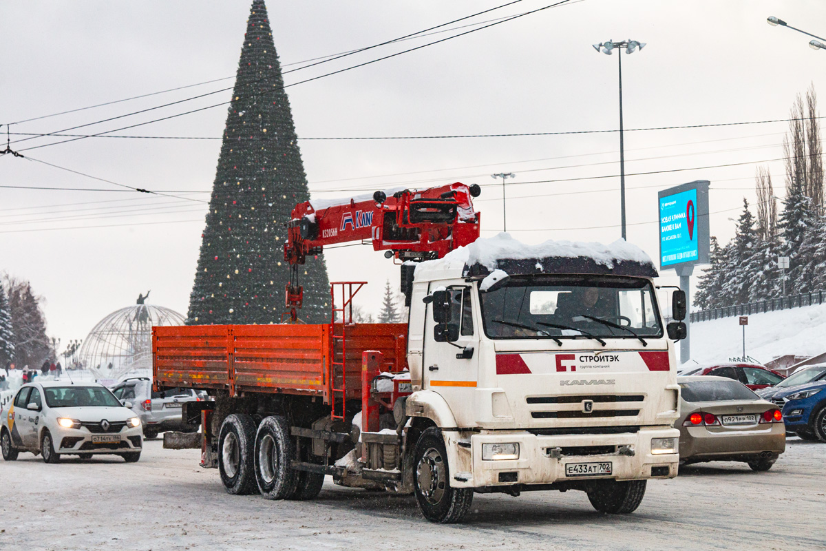 Башкортостан, № Е 433 АТ 702 — КамАЗ-65115-50