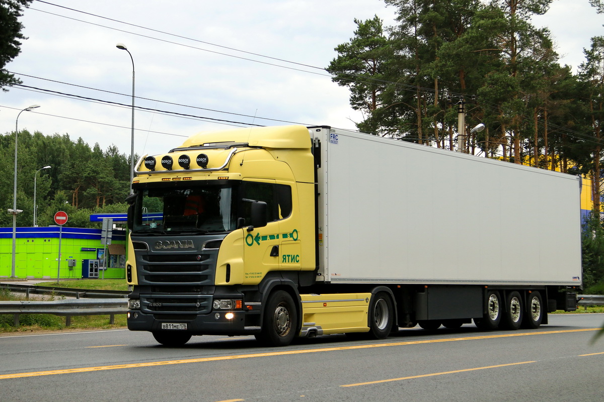 Санкт-Петербург, № В 811 МЕ 178 — Scania ('2009) R500