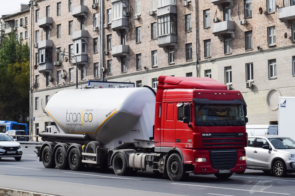 Москва, № О 477 АС 797 — DAF XF105 FT