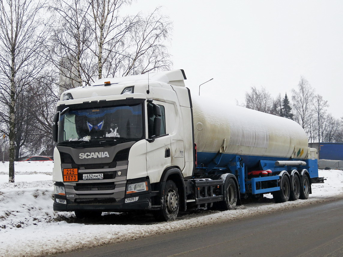 Кировская область, № Х 652 РМ 43 — Scania ('2016) G410