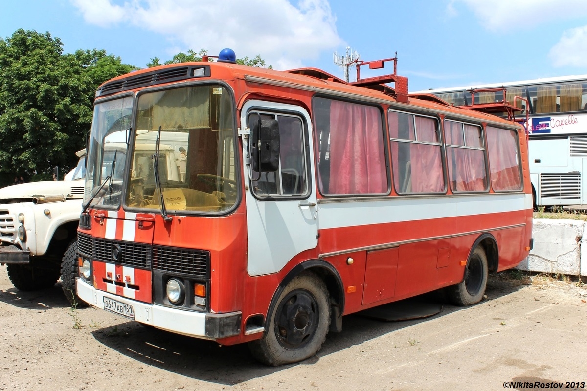 Ростовская область, № В 647 АВ 161 — ПАЗ-3205 (общая модель)