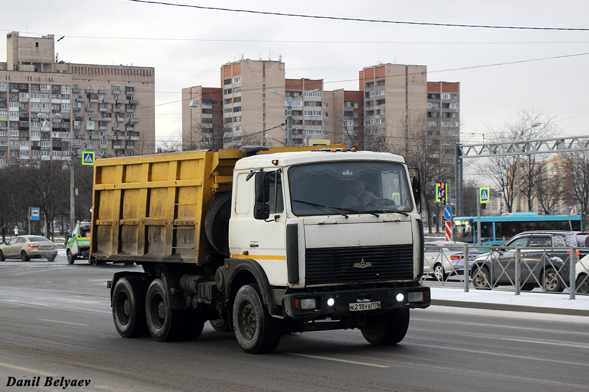 Санкт-Петербург, № К 218 УЕ 178 — МАЗ-5516A5