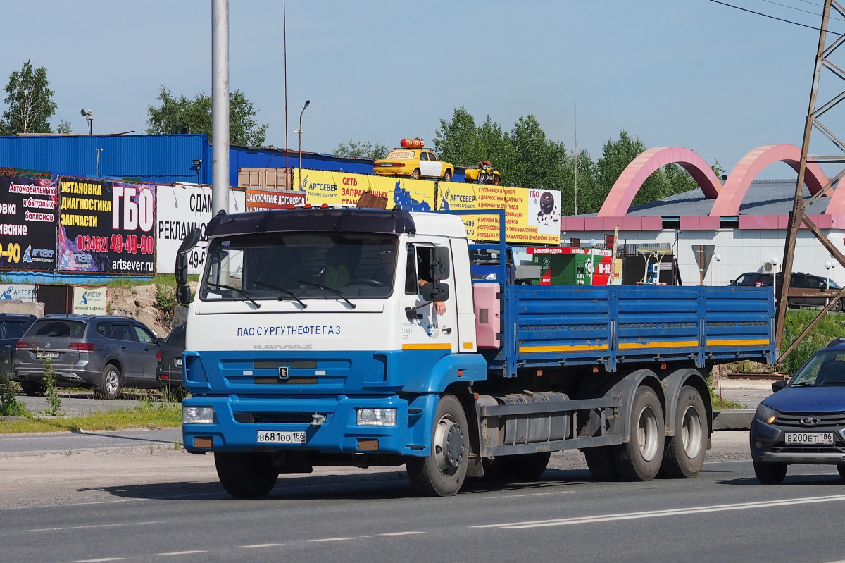 Ханты-Мансийский автоном.округ, № В 681 ОО 186 — КамАЗ-65117-50