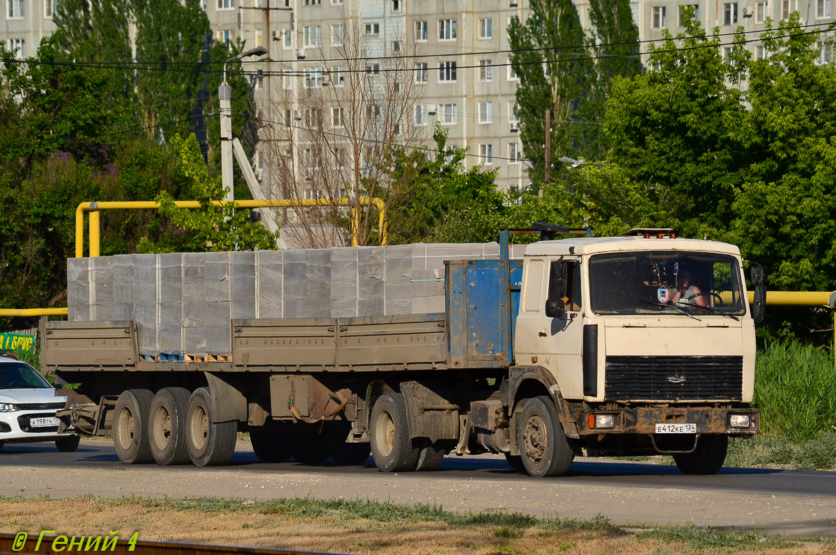 Волгоградская область, № Е 412 КЕ 134 — МАЗ-543203