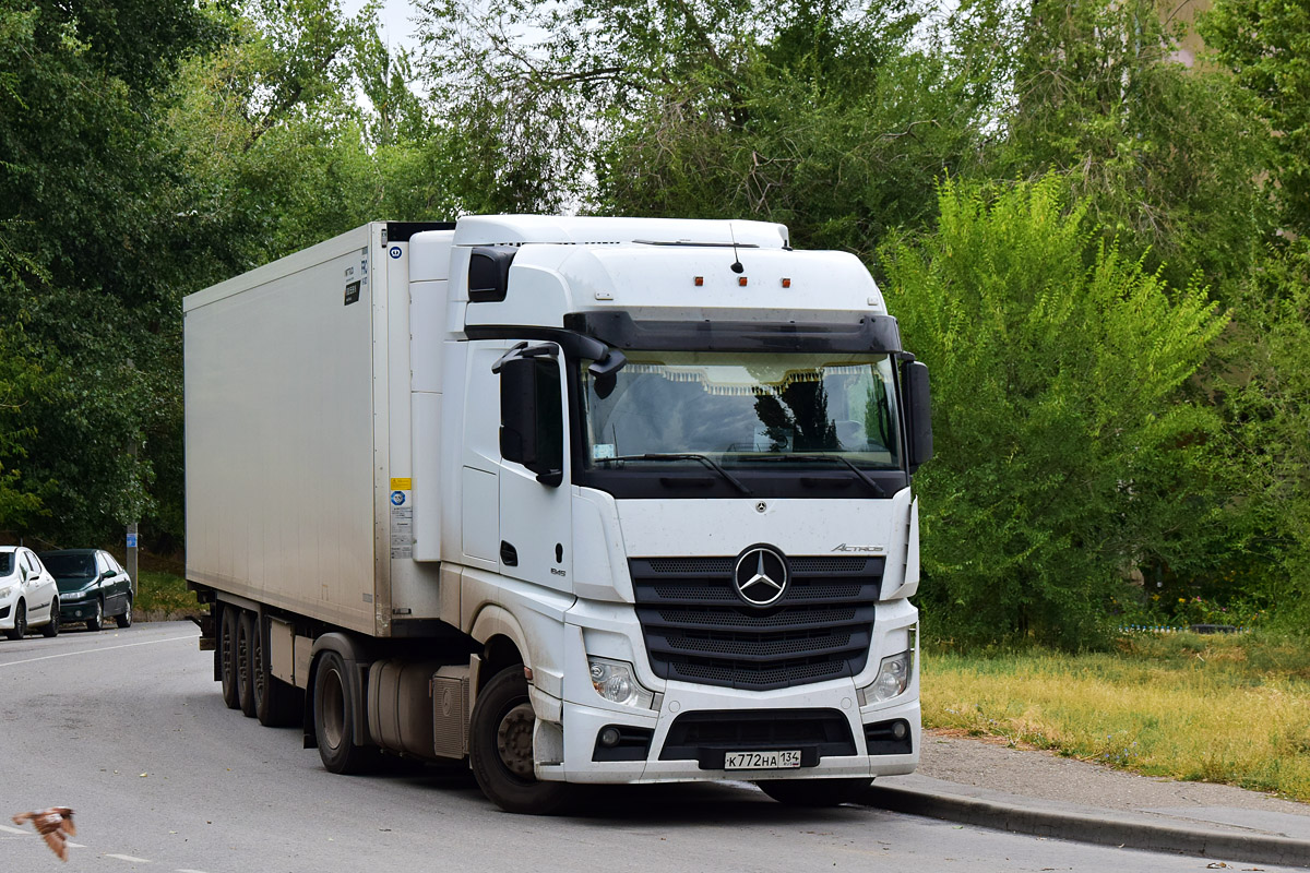 Волгоградская область, № К 772 НА 134 — Mercedes-Benz Actros '18 1845 [Z9M]