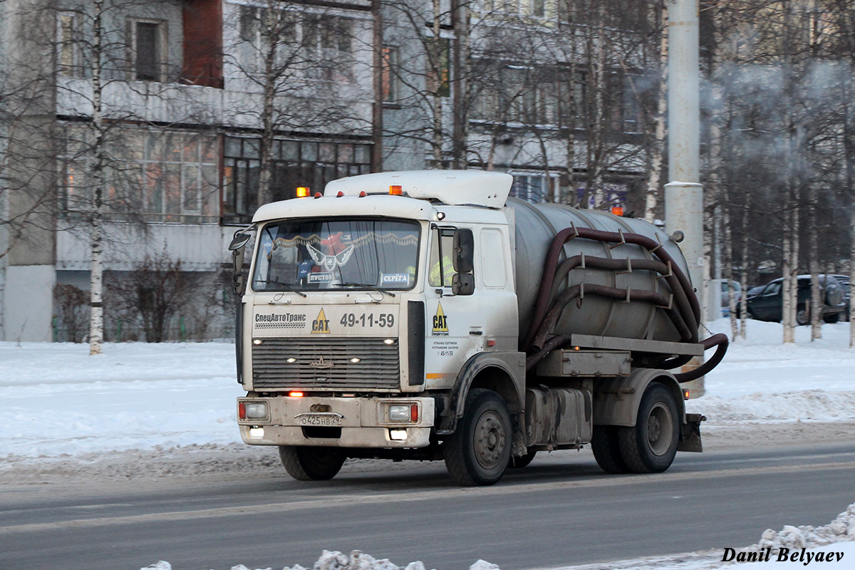 Архангельская область, № О 425 НВ 29 — МАЗ-543203