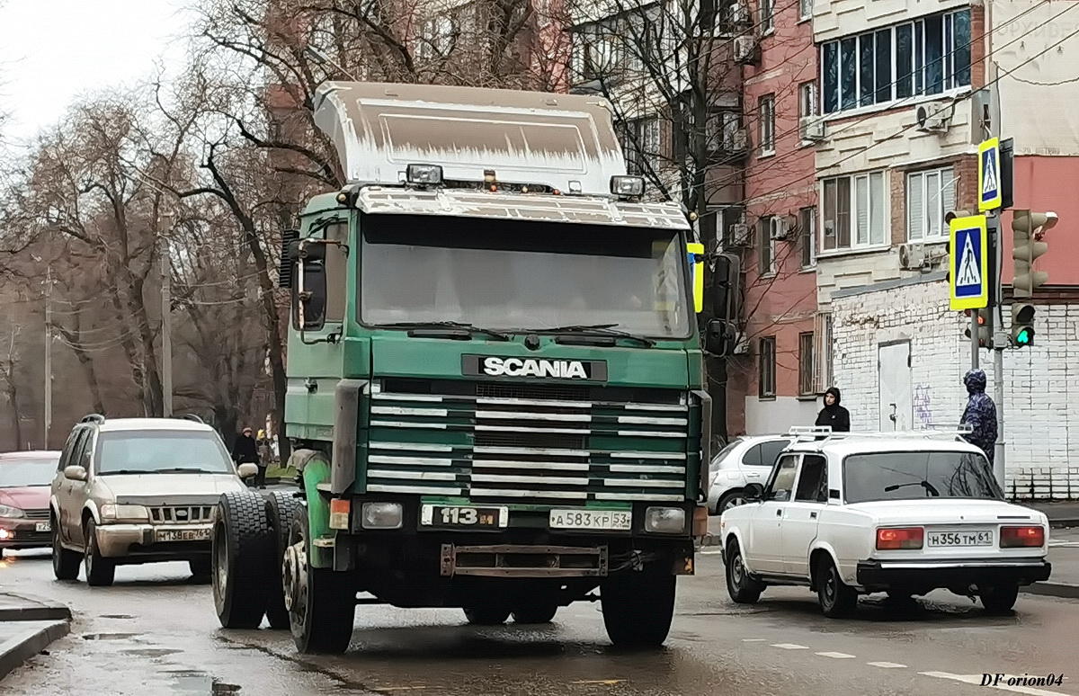 Новгородская область, № А 583 КР 53 — Scania (II) R113M
