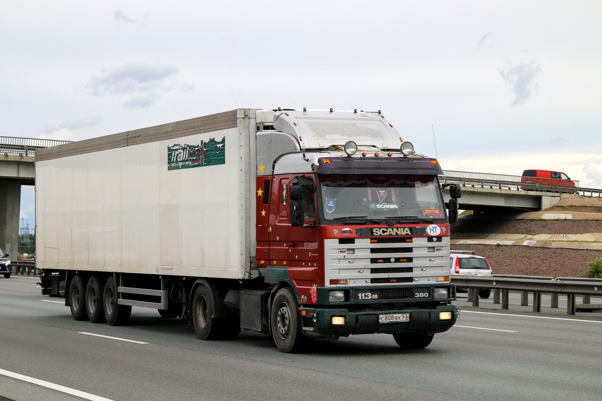 Новгородская область, № С 808 ВХ 53 — Scania (III) R113M