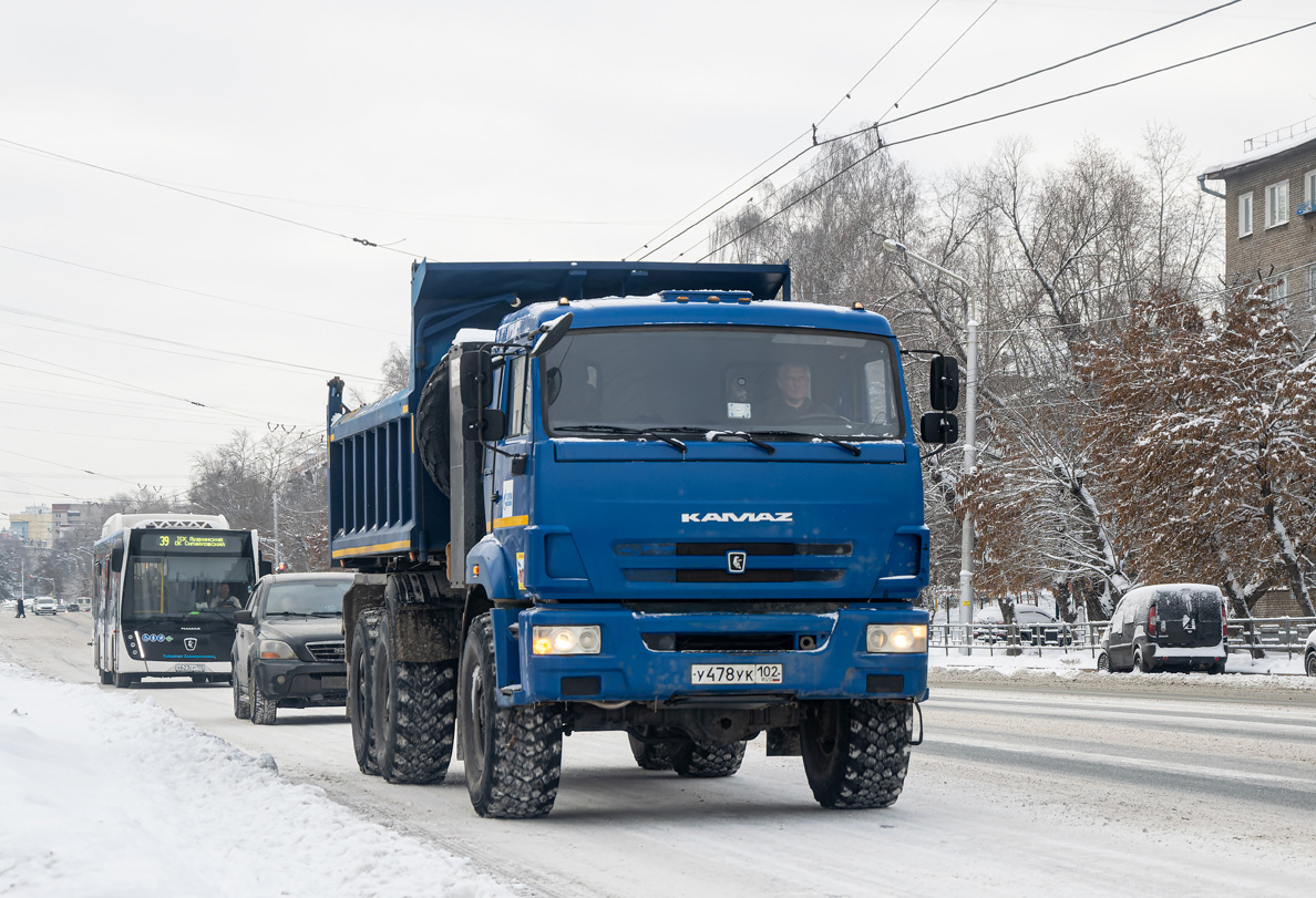 Башкортостан, № У 478 УК 102 — КамАЗ-43118-46