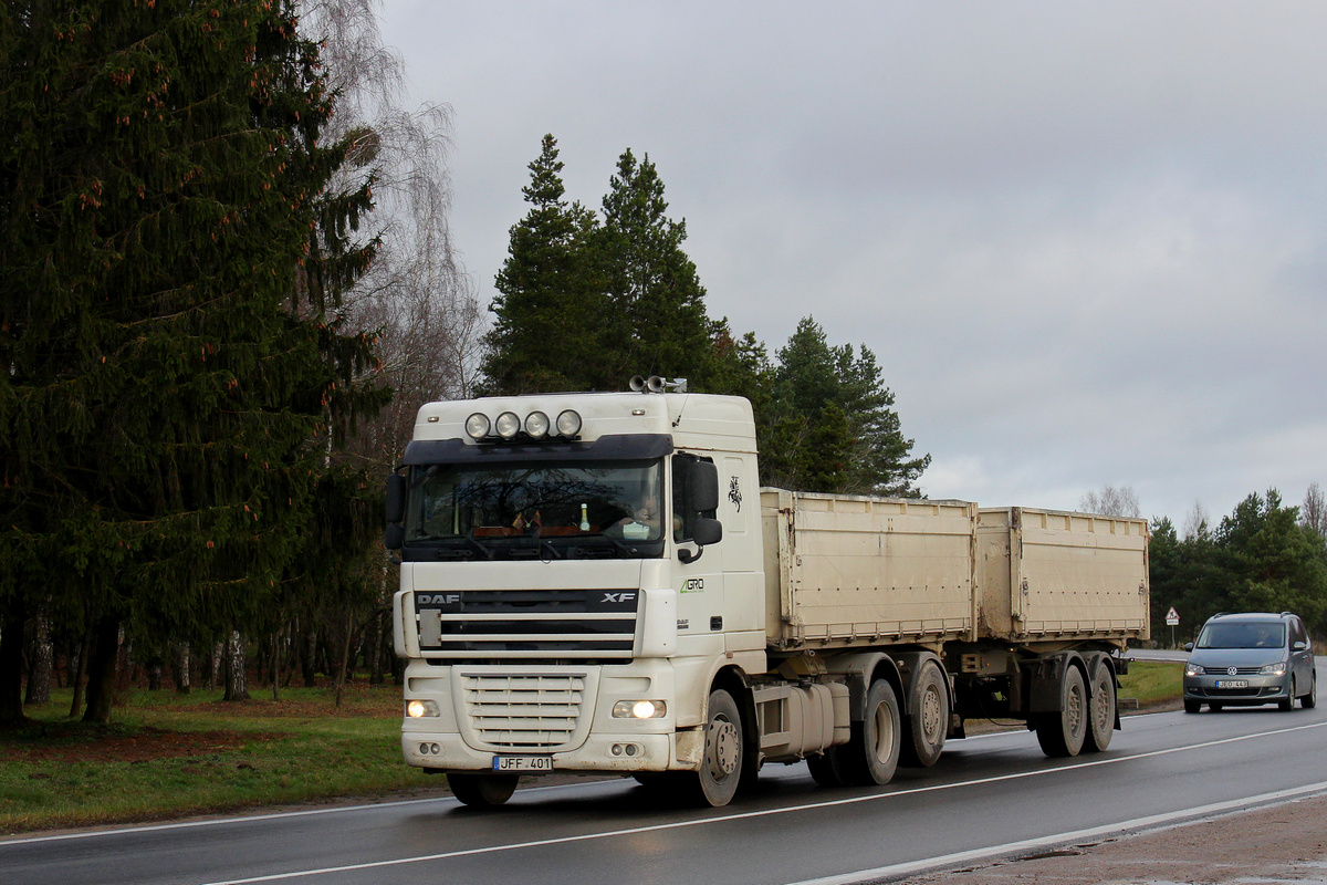 Литва, № JFF 401 — DAF XF105 FAS