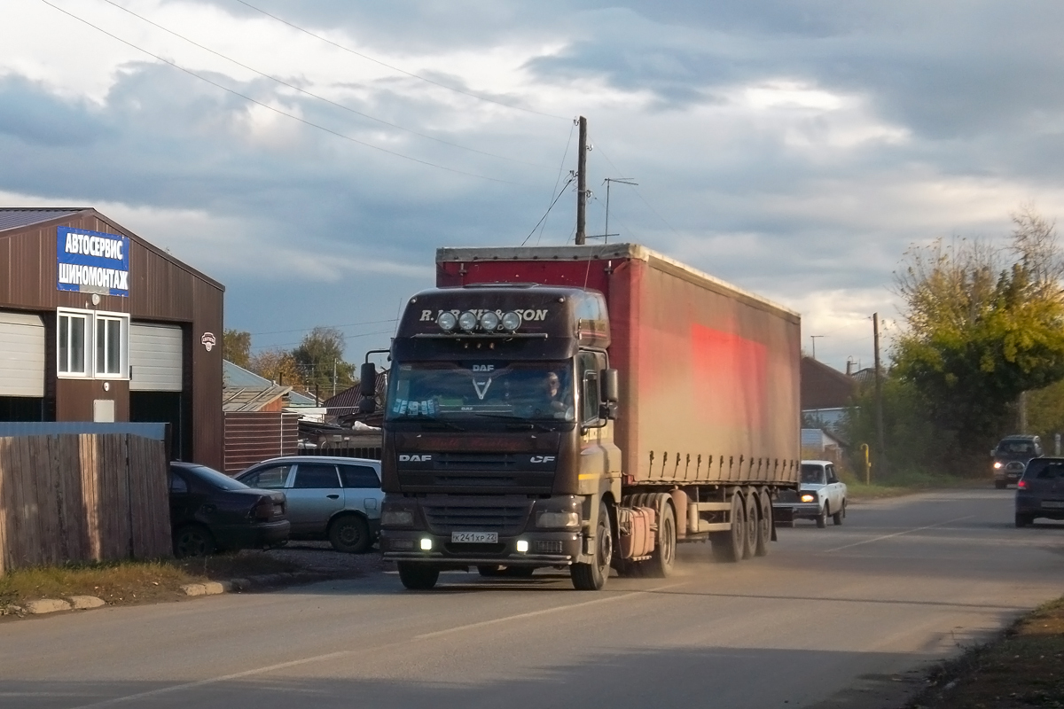 Алтайский край, № К 241 ХР 22 — DAF CF85 FT