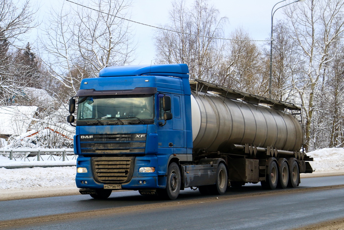 Смоленская область, № Р 471 МУ 67 — DAF XF105 FT