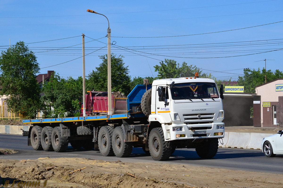 Саратовская область, № А 724 РО 164 — КамАЗ-65221-43 [652214]