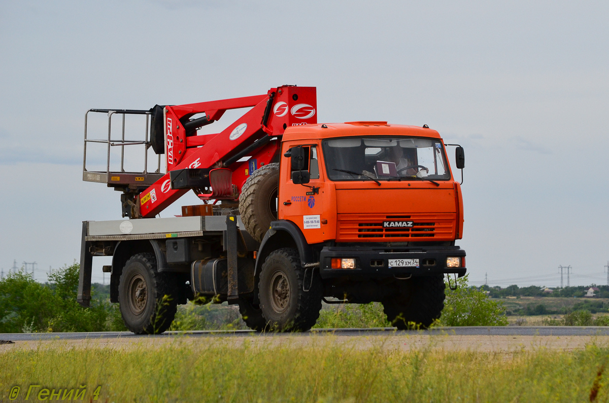 Волгоградская область, № С 129 ХМ 34 — КамАЗ-4326-15 [43260R]