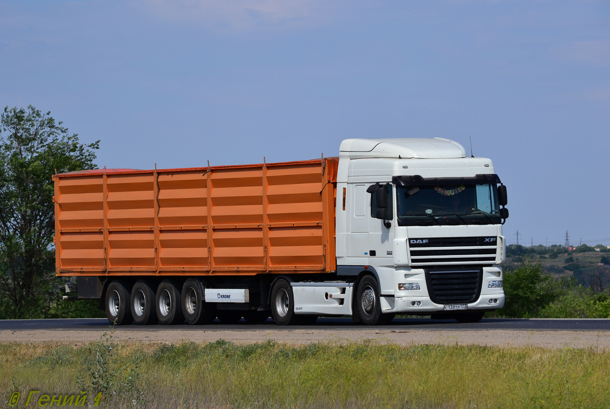 Краснодарский край, № С 138 ТР 123 — DAF XF105 FT