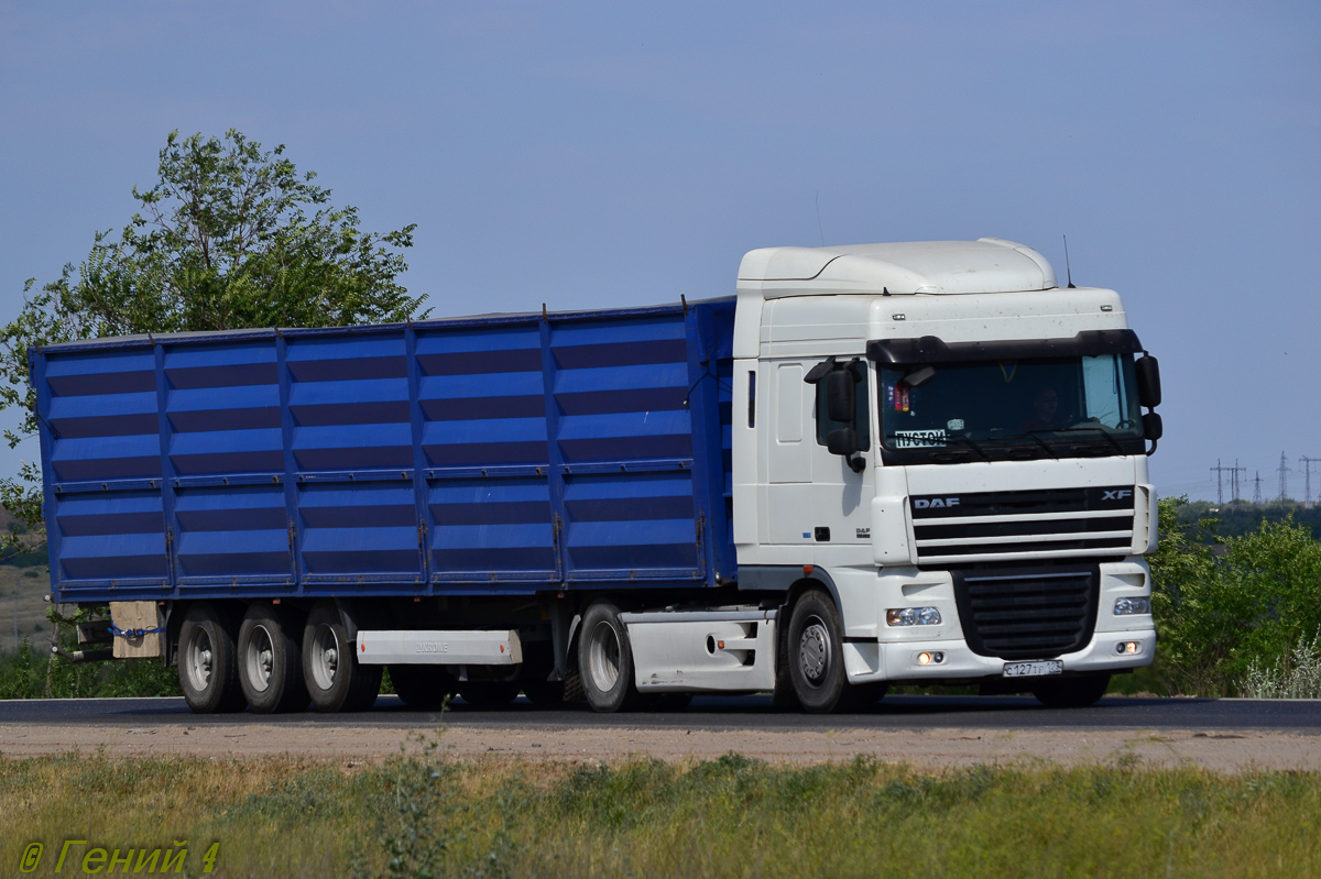 Краснодарский край, № С 127 ТР 123 — DAF XF105 FT