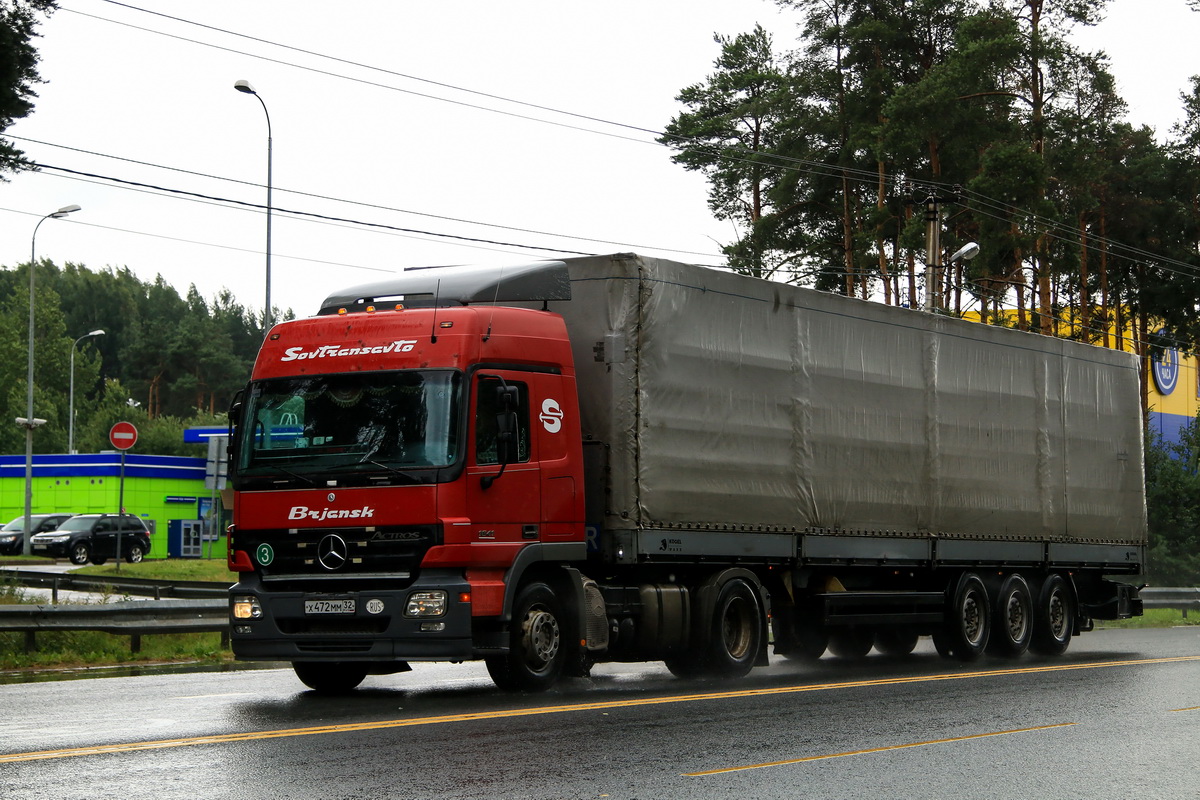 Брянская область, № Х 472 ММ 32 — Mercedes-Benz Actros ('2003) 1841