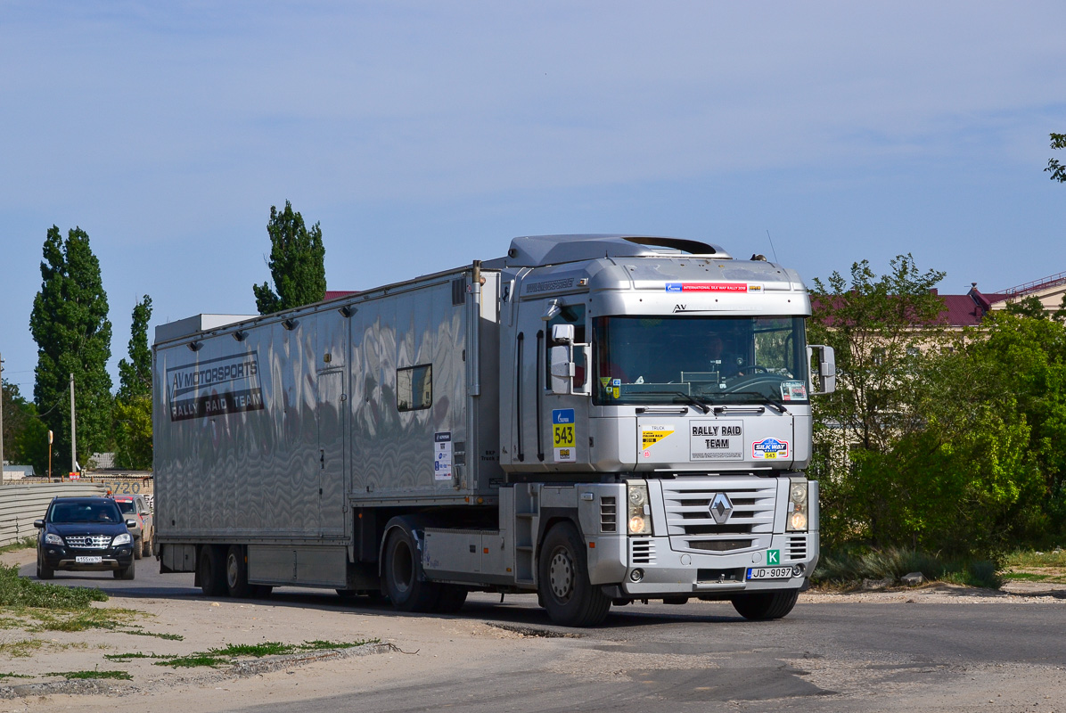 Латвия, № JD-9097 — Renault Magnum E-Tech ('2001); Ралли Шёлковый Путь (Волгоградская область)