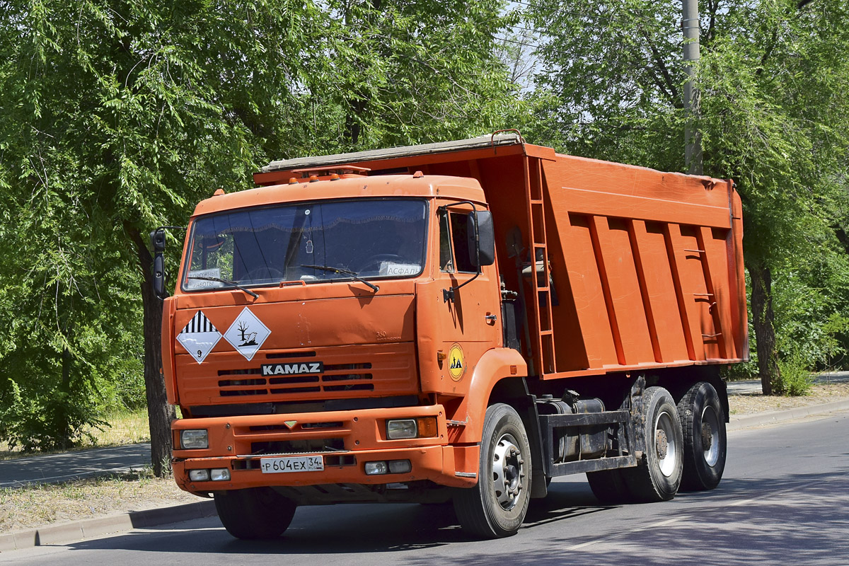 Волгоградская область, № Р 604 ЕХ 34 — КамАЗ-6520-06 [65200F]