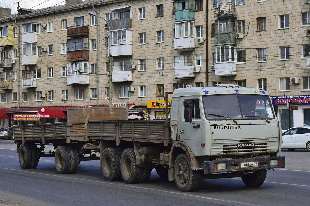 Волгоградская область, № Т 666 ОН 34 — КамАЗ-53208