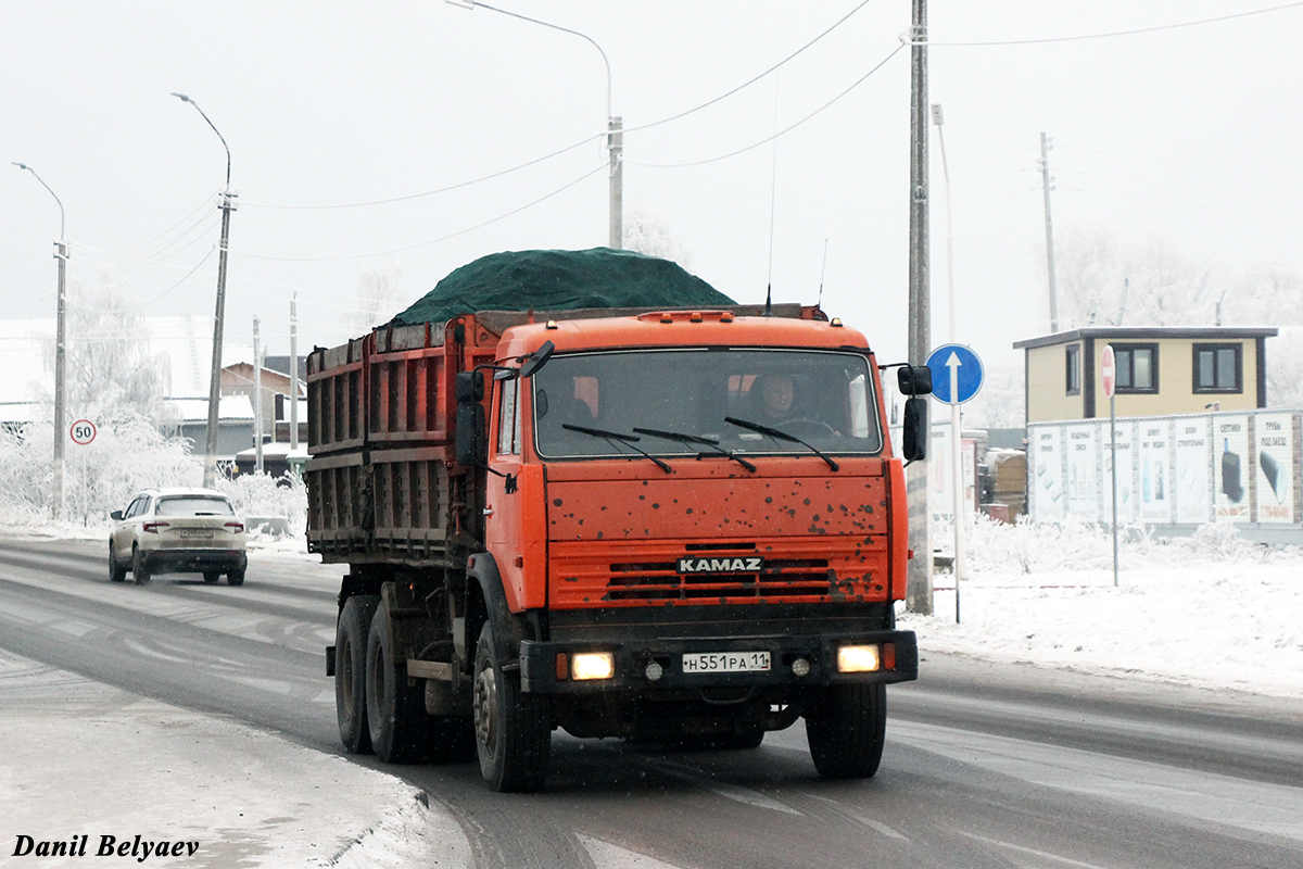 Коми, № Н 551 РА 11 — КамАЗ-65115-62