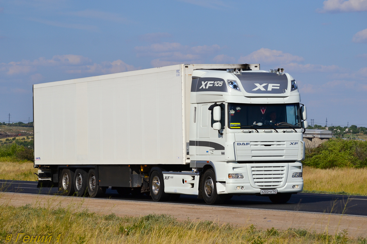 Самарская область, № А 202 РВ 763 — DAF XF105 FT