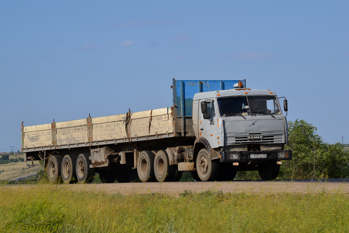 Волгоградская область, № С 252 УН 34 — КамАЗ-54115-15 [54115R]