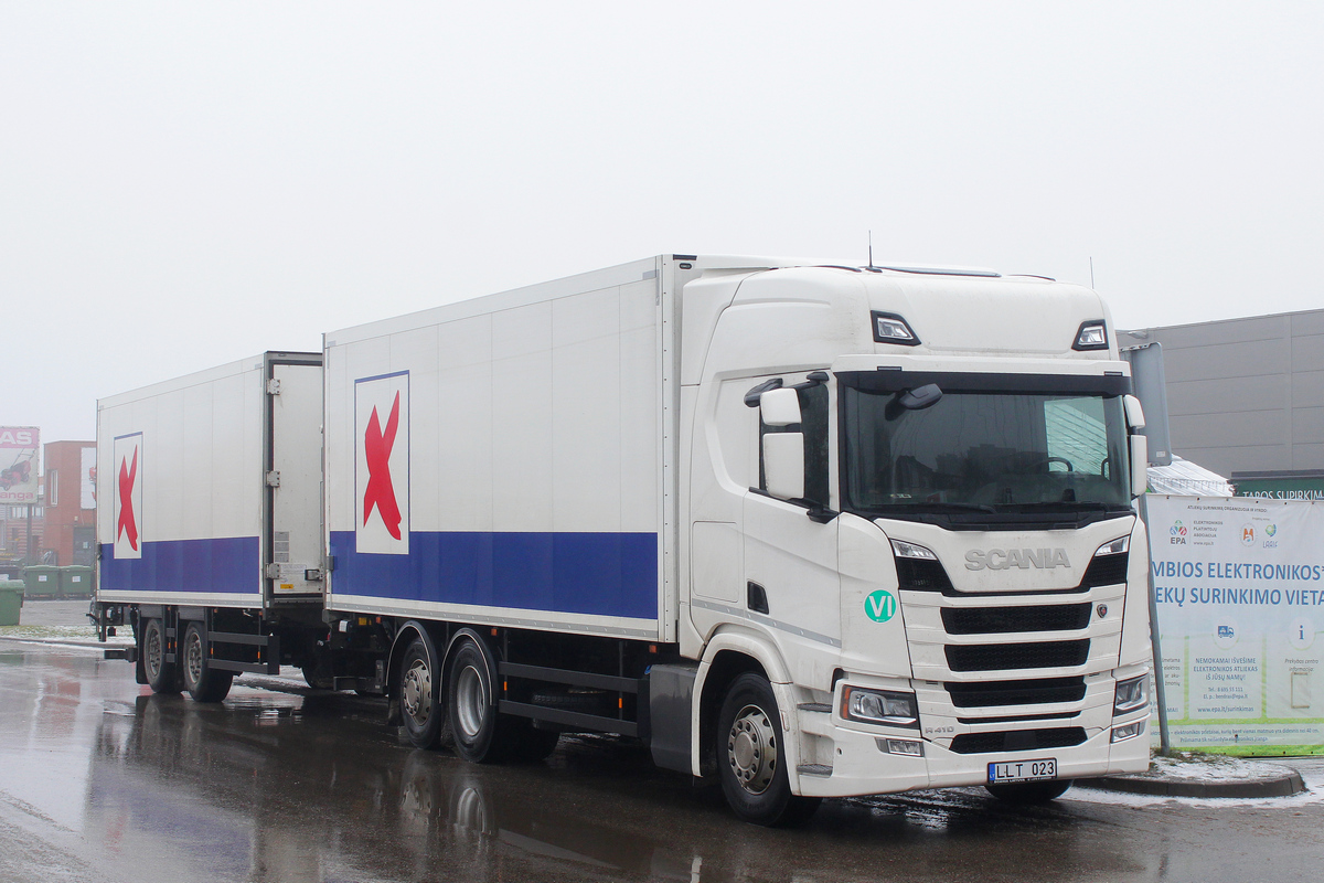 Литва, № LLT 023 — Scania ('2016) R410