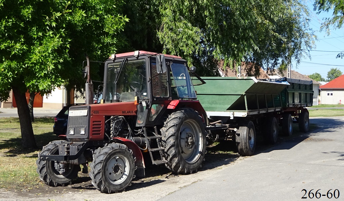 Венгрия, № YHV-873 — Беларус-820; Венгрия — Сбор винограда в Венгрии