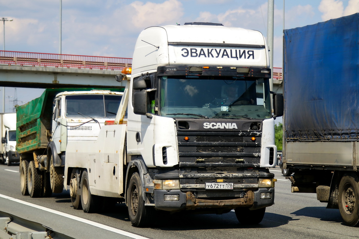 Санкт-Петербург, № У 672 ТТ 178 — Scania ('1996) R114L