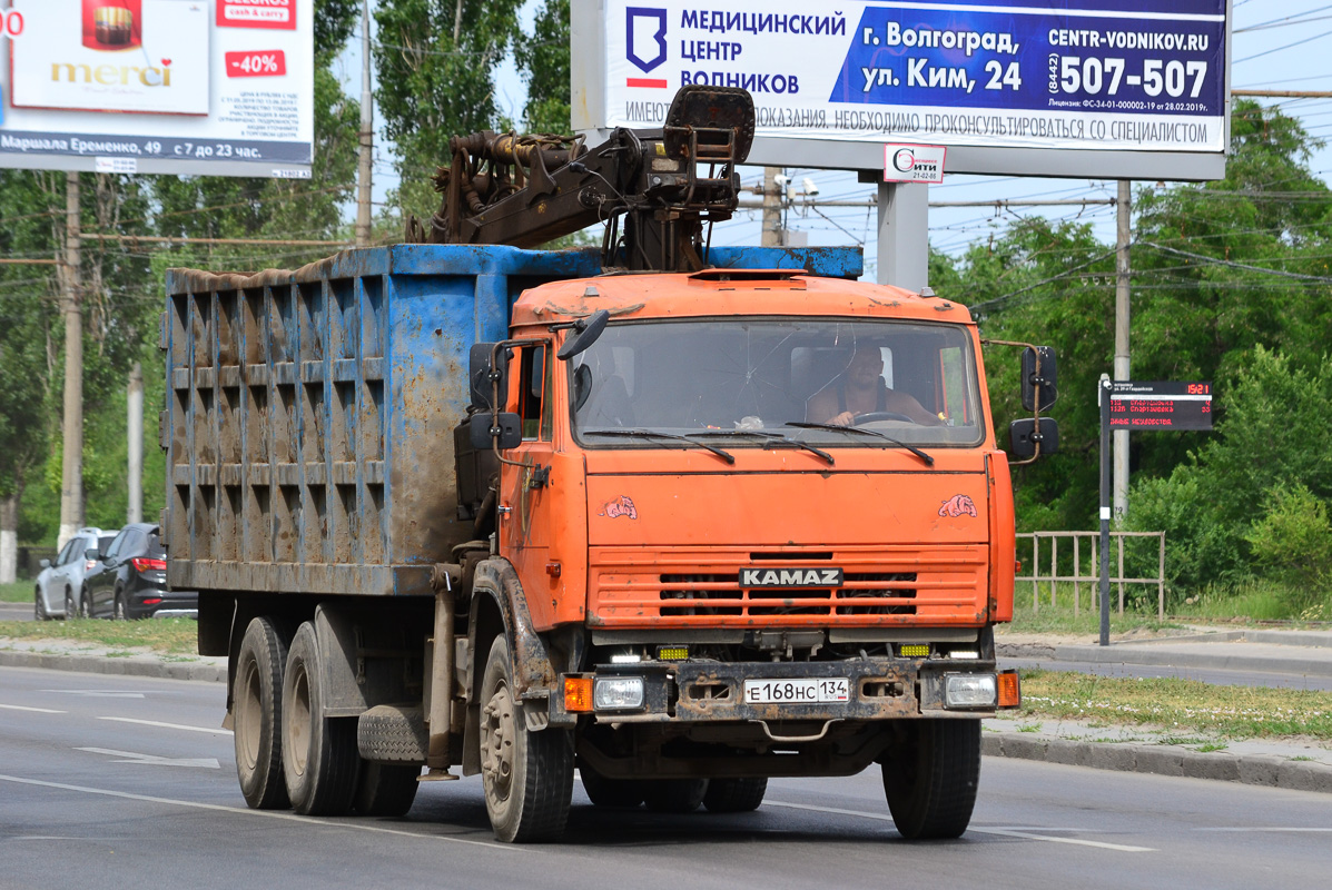 Волгоградская область, № Е 168 НС 134 — КамАЗ-65115 (общая модель)