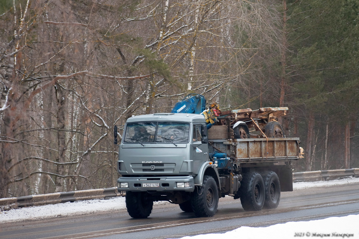 Рязанская область, № Х 562 ТЕ 62 — КамАЗ-43118-15 [43118R]