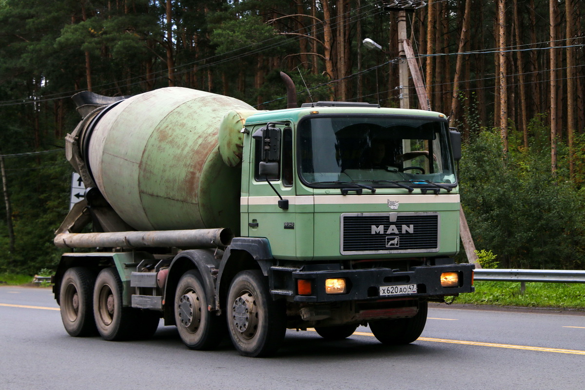 Ленинградская область, № Х 620 АО 47 — MAN F90 (общая модель)