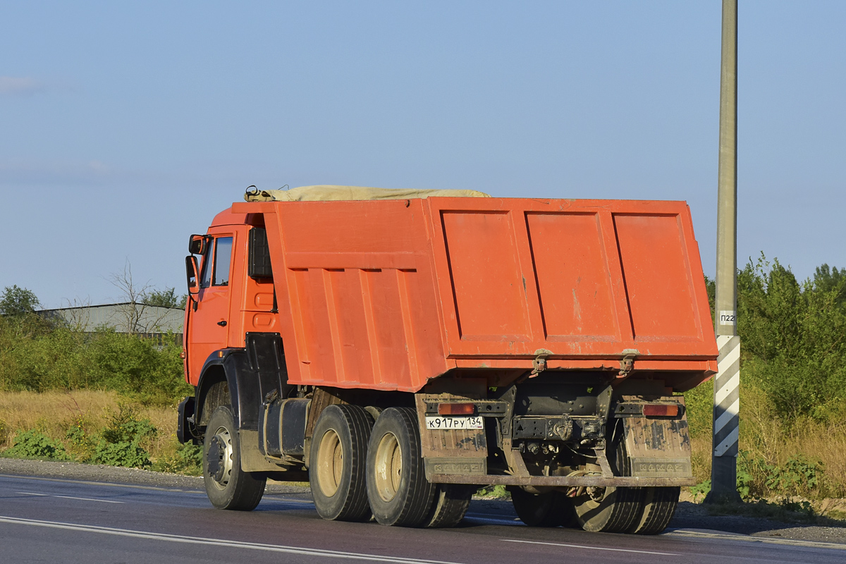 Волгоградская область, № К 917 РУ 134 — КамАЗ-55111-01 [55111A]